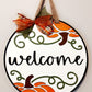 Welcome Pumpkin Flourish